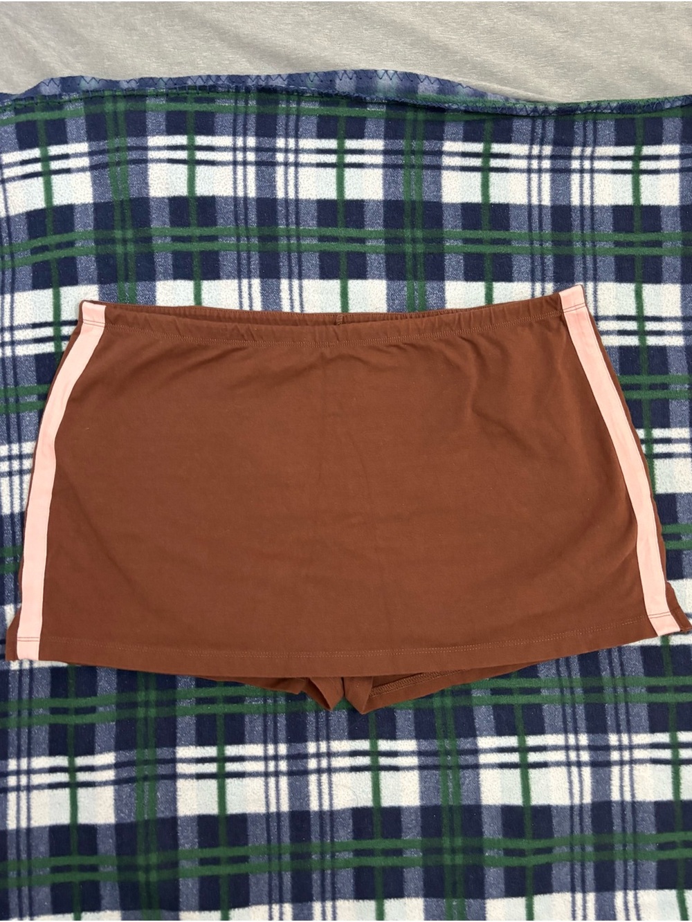 Urban Outfitters Out From Under Brown/Pink Skort